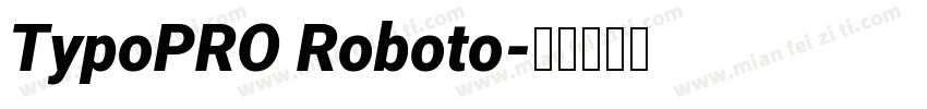 TypoPRO Roboto字体转换